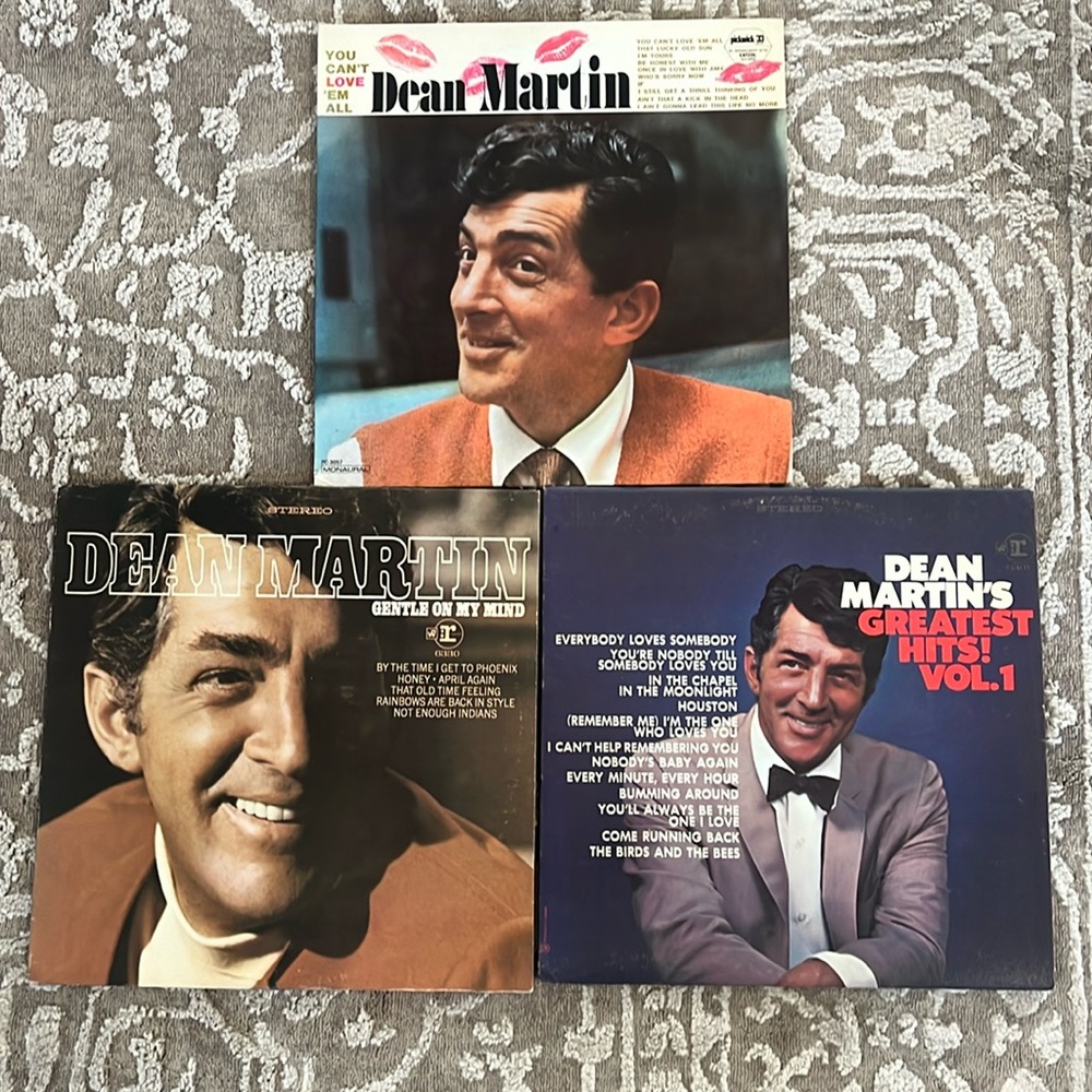 Dean Martin records.